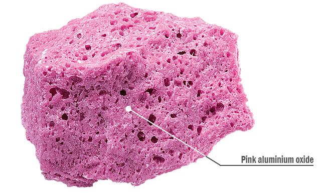 Pink Aluminiumoxid